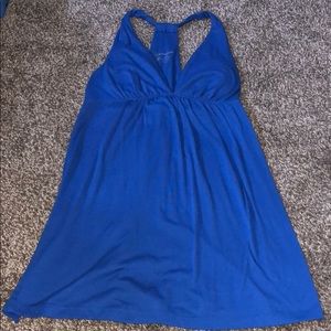 🔥 Royal blue size large dress gently used L